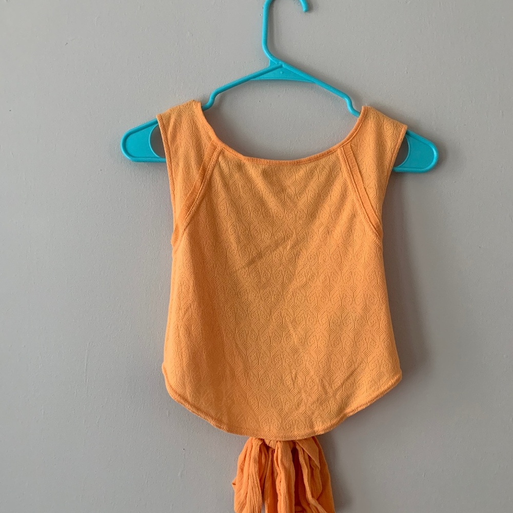 Free People Crop Top with Open Back